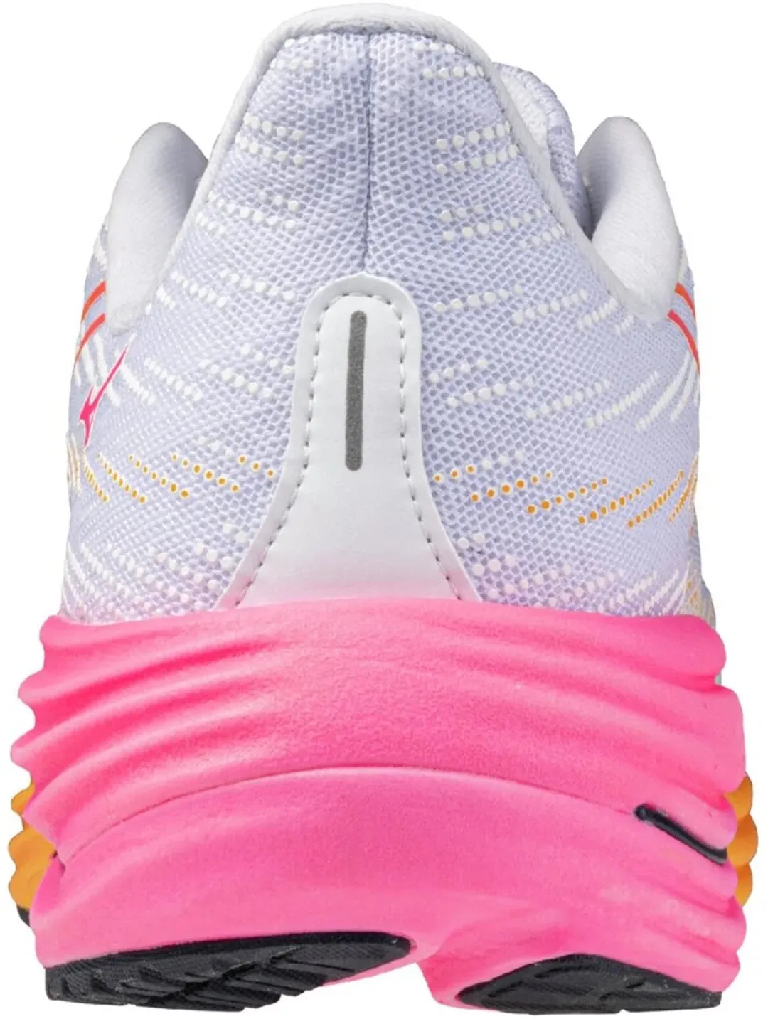 Mizuno Wave Rider 29 Running Shoes - White floral - design shoes Gel Infused Padding