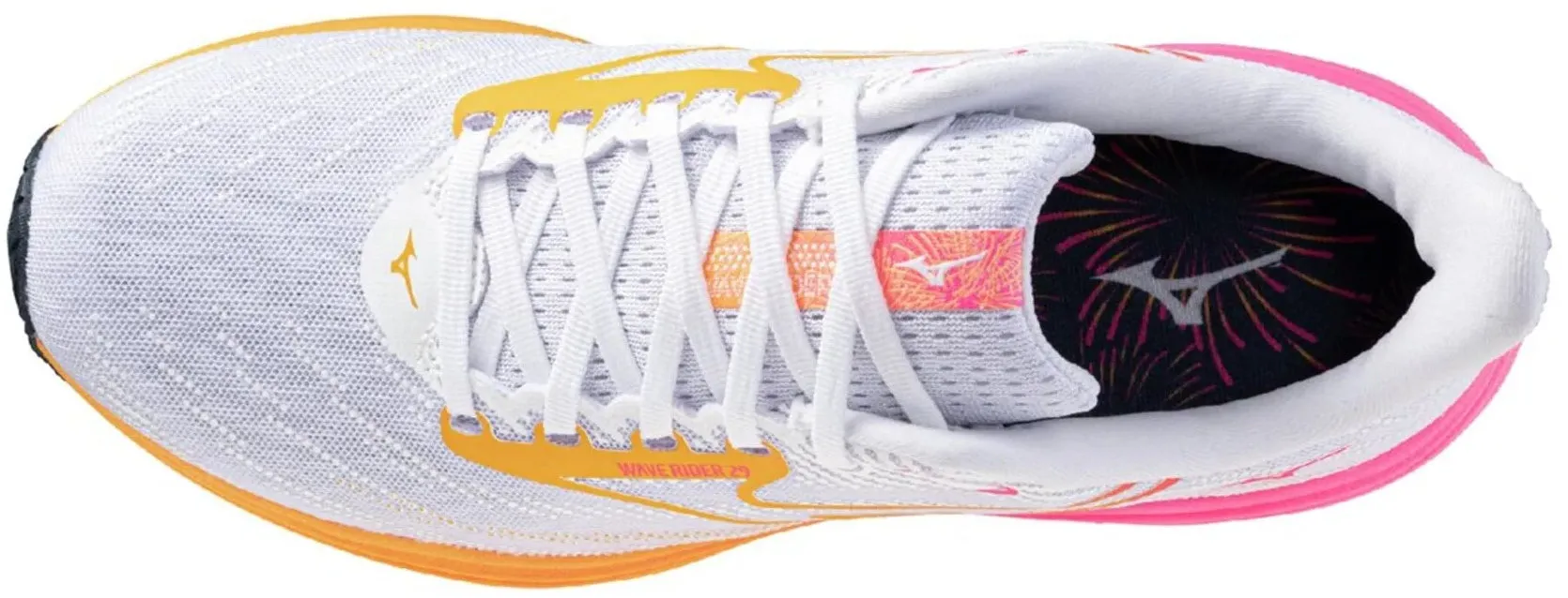 smooth - surface running shoes Mizuno Wave Rider 29 Running Shoes - White