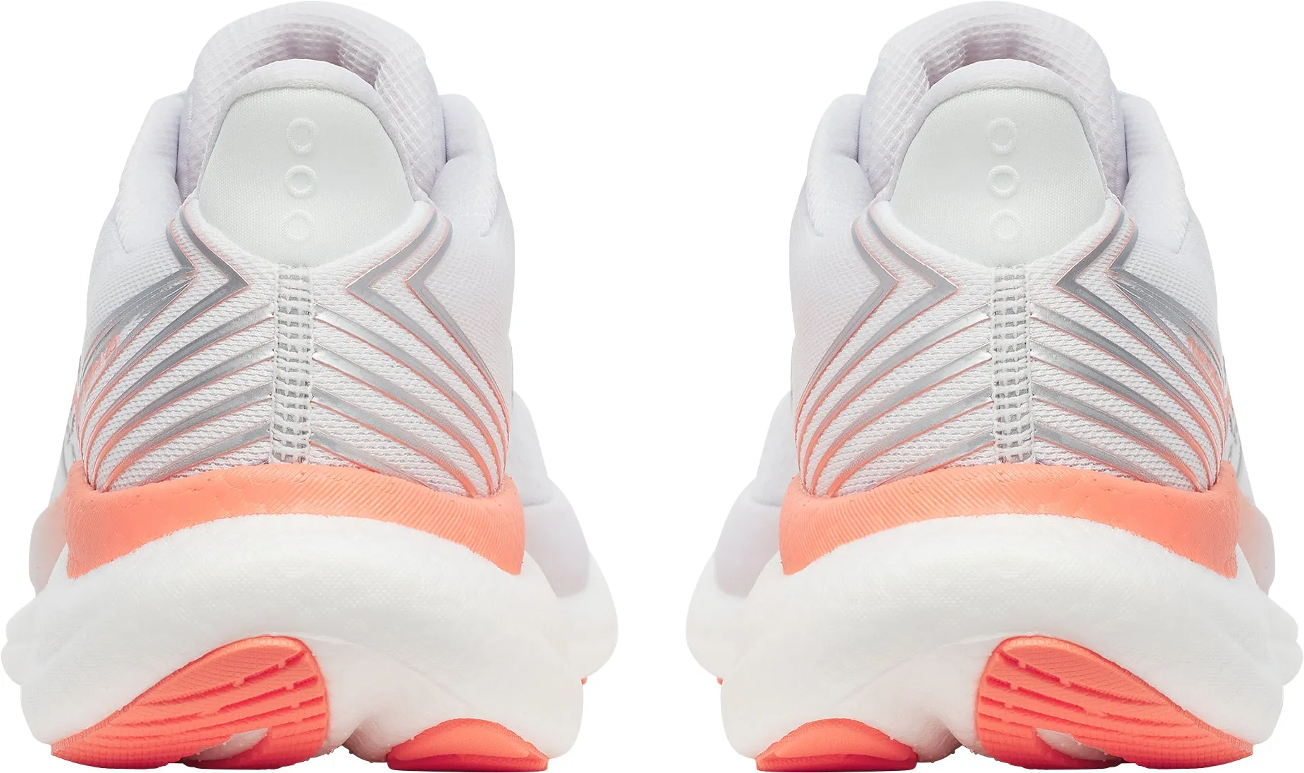 running with ankle braces Saucony Triumph 23 Womens Running Shoes - White