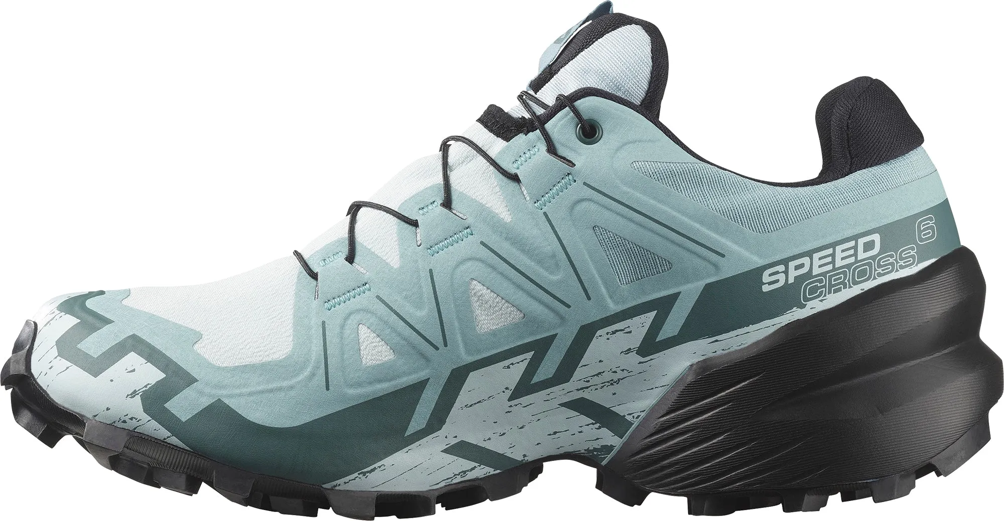 Fast - takeoff Energy Return Footbed Salomon Speedcross 6 GORE-TEX Womens Trail Running Shoes - Blue