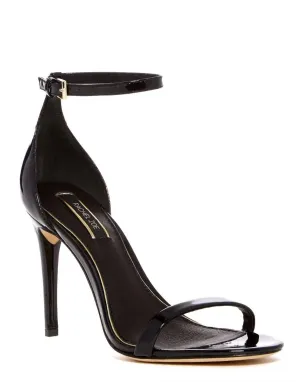 Women's Ema Soft Patent Heels In Black Boho Wedding Heels Street Glam