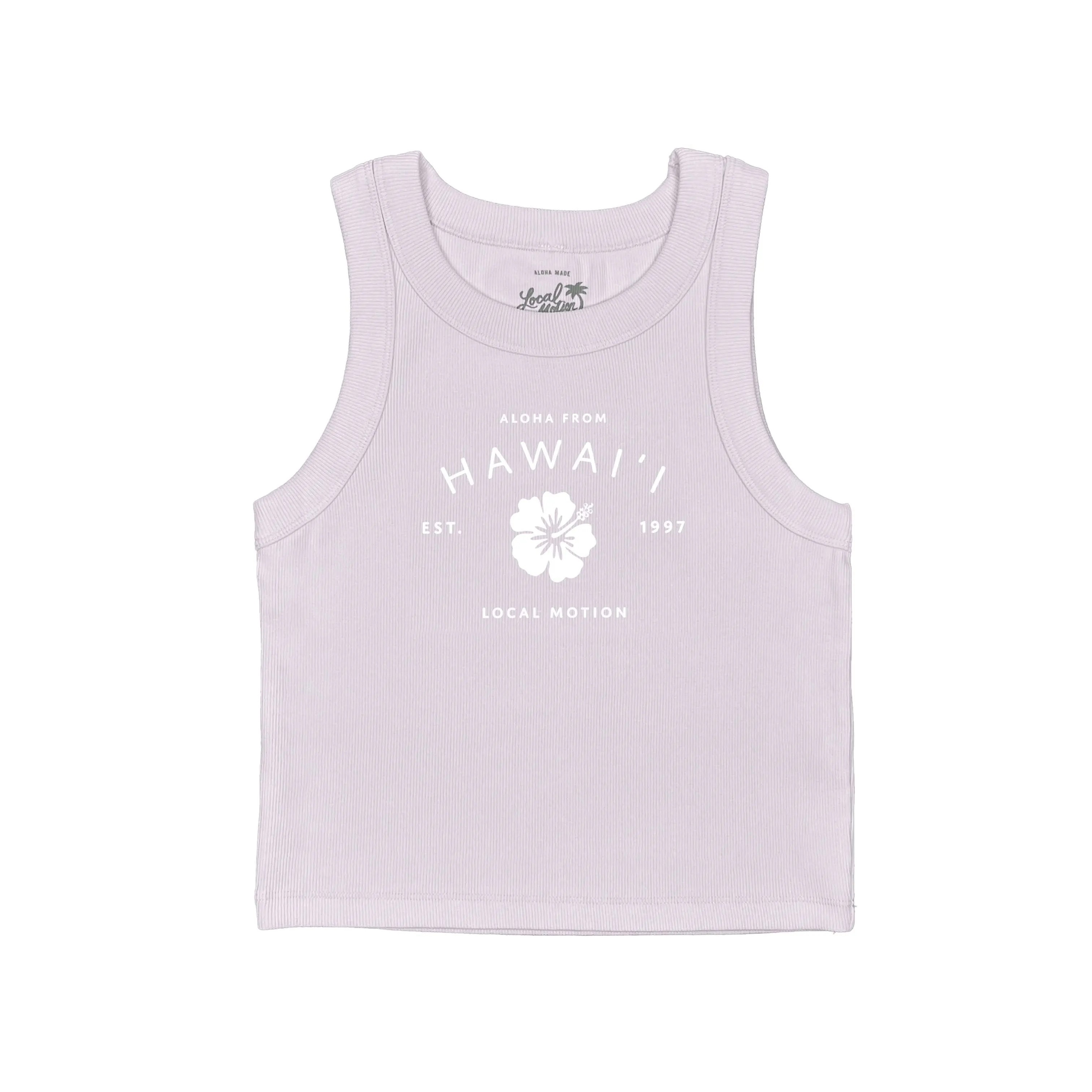 ALOHA FROM RIB CROP TANK TOP Hobbyist - appealing