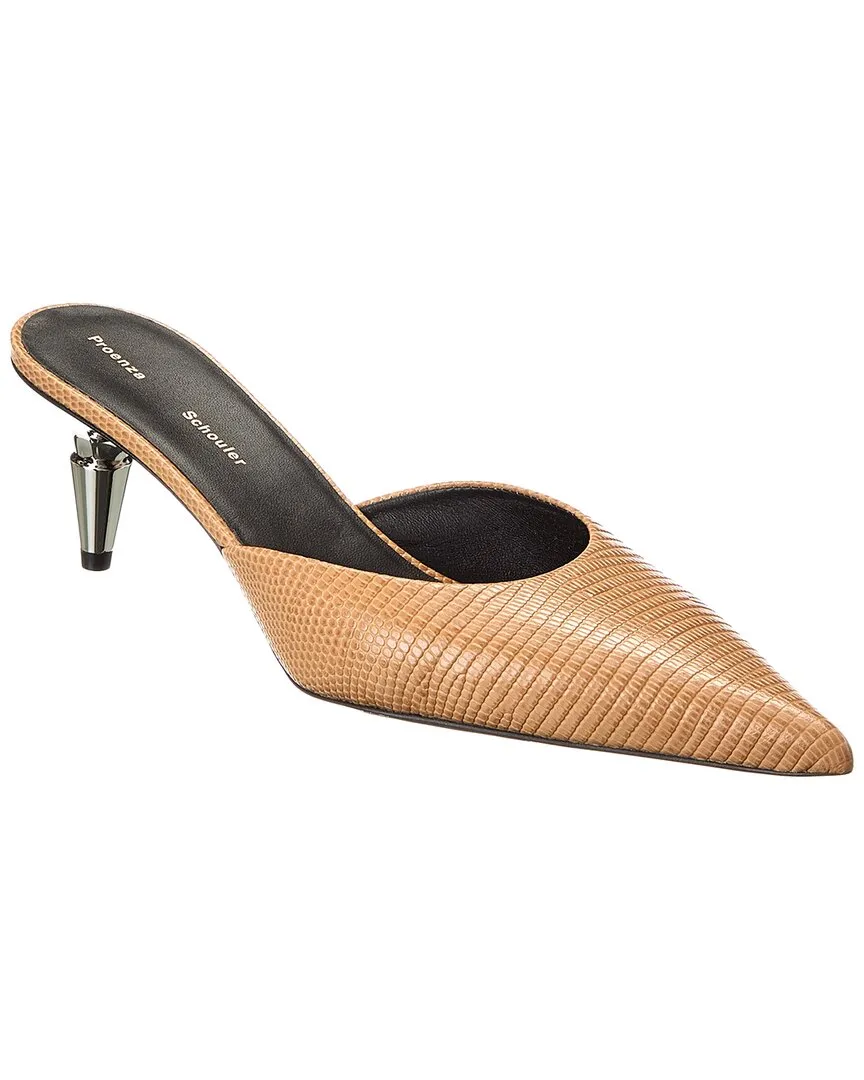 Fresh Detail Proenza Schouler Lizard-Embossed Leather Pump