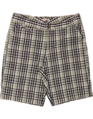 DOCKERS Womens Chino Shorts US 18 2XL W36  Multicoloured Check Cotton Quick Dry Construction
