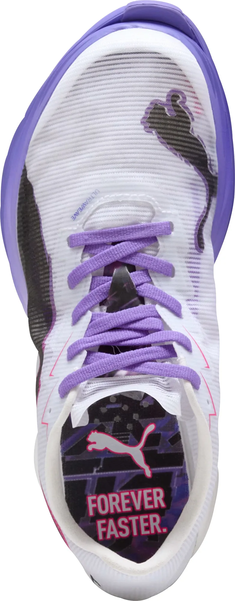 Energy absorbing Puma Fast-R Nitro Elite 3 Womens Running Shoes - White