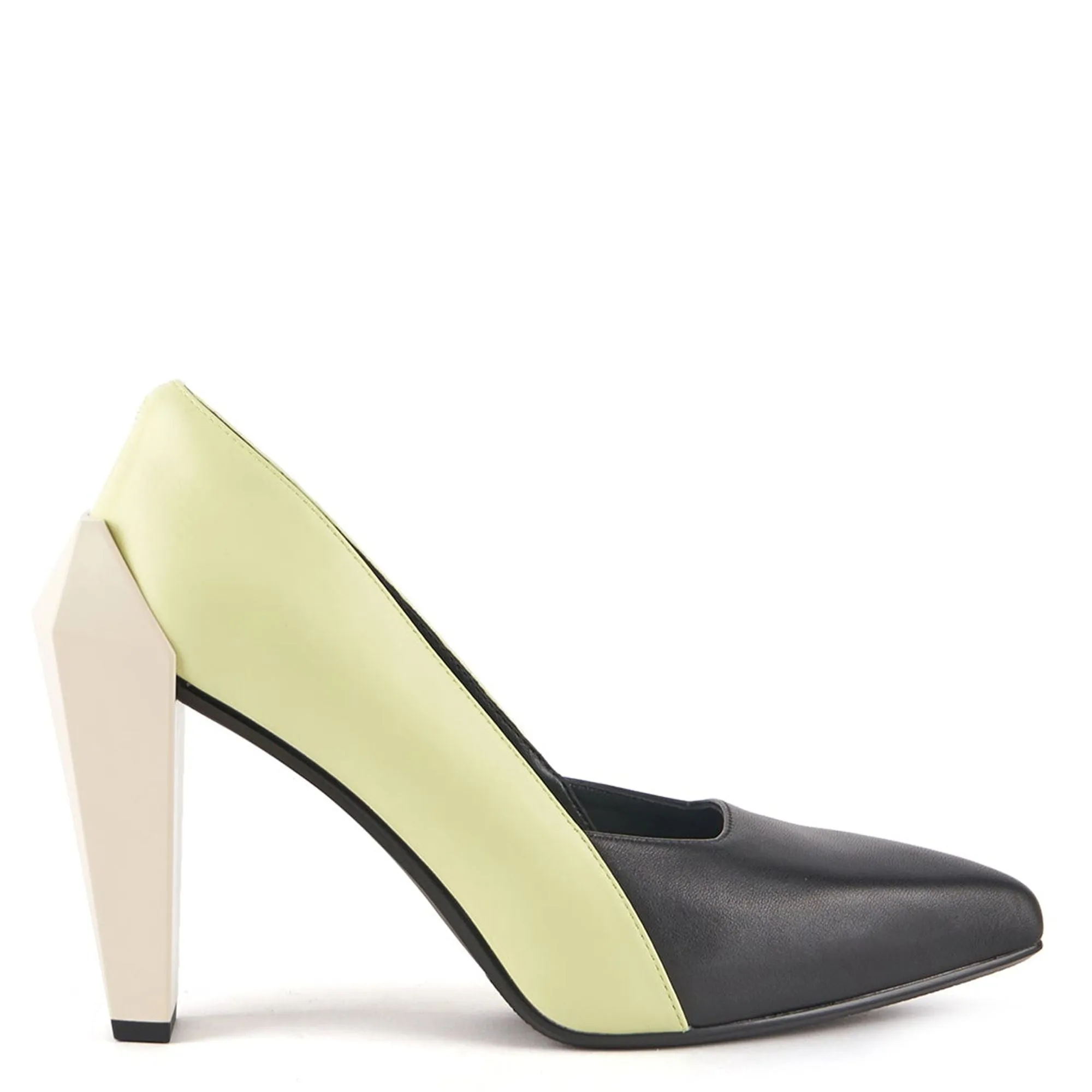 Premium Footwear Natural Material Gem Pump Hi