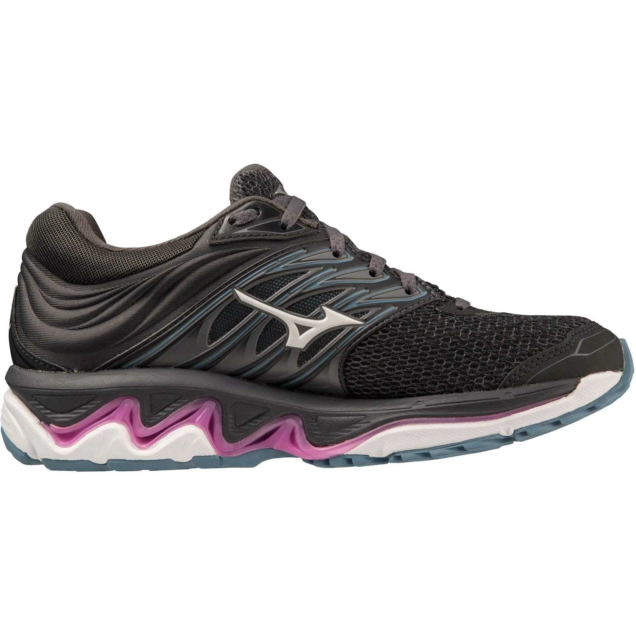 low - heeled shoes Mizuno Wave Paradox 5 Womens Running Shoes - Black
