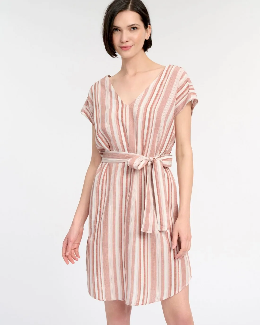 Striped Savannah Dress Mid Season Sporty-Look