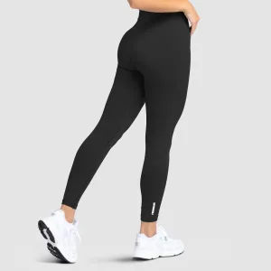 Hyperflex 2 Leggings - Jet Black Fitness Lover Fade Resistant Clean Form