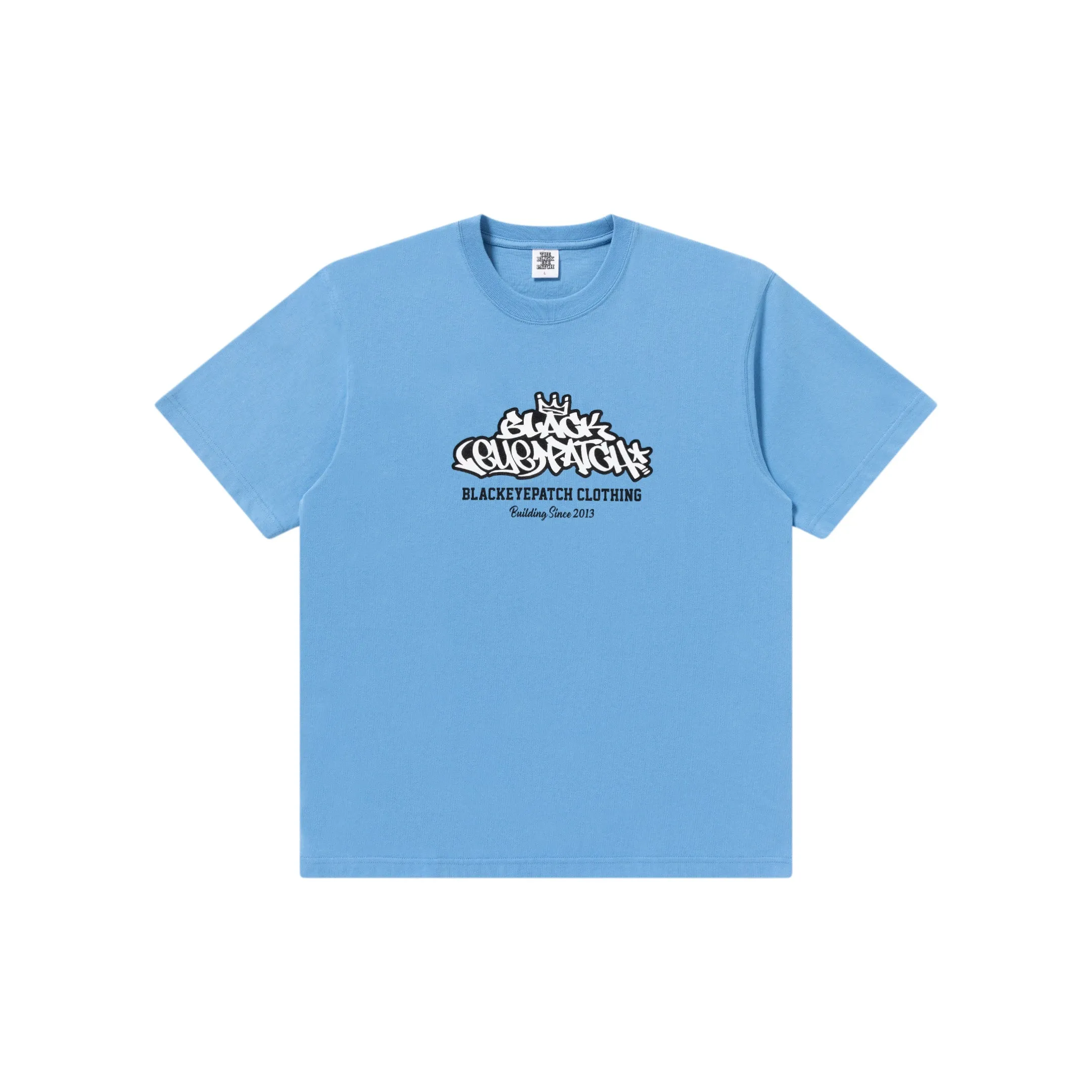 Everyday Wearable STYLE SCRIPT TEE SKY BLUE