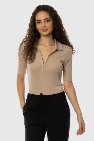 waterproof Ribbed Polo