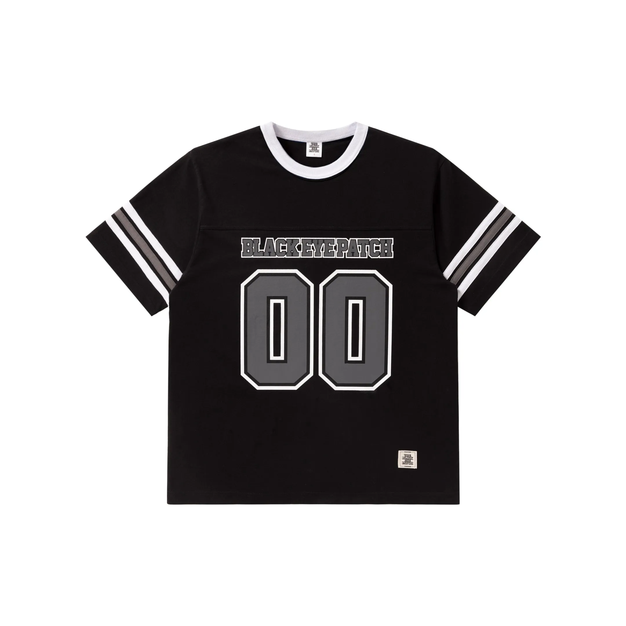 EthicalProduction DOUBLE O FOOTBALL TEE BLACK