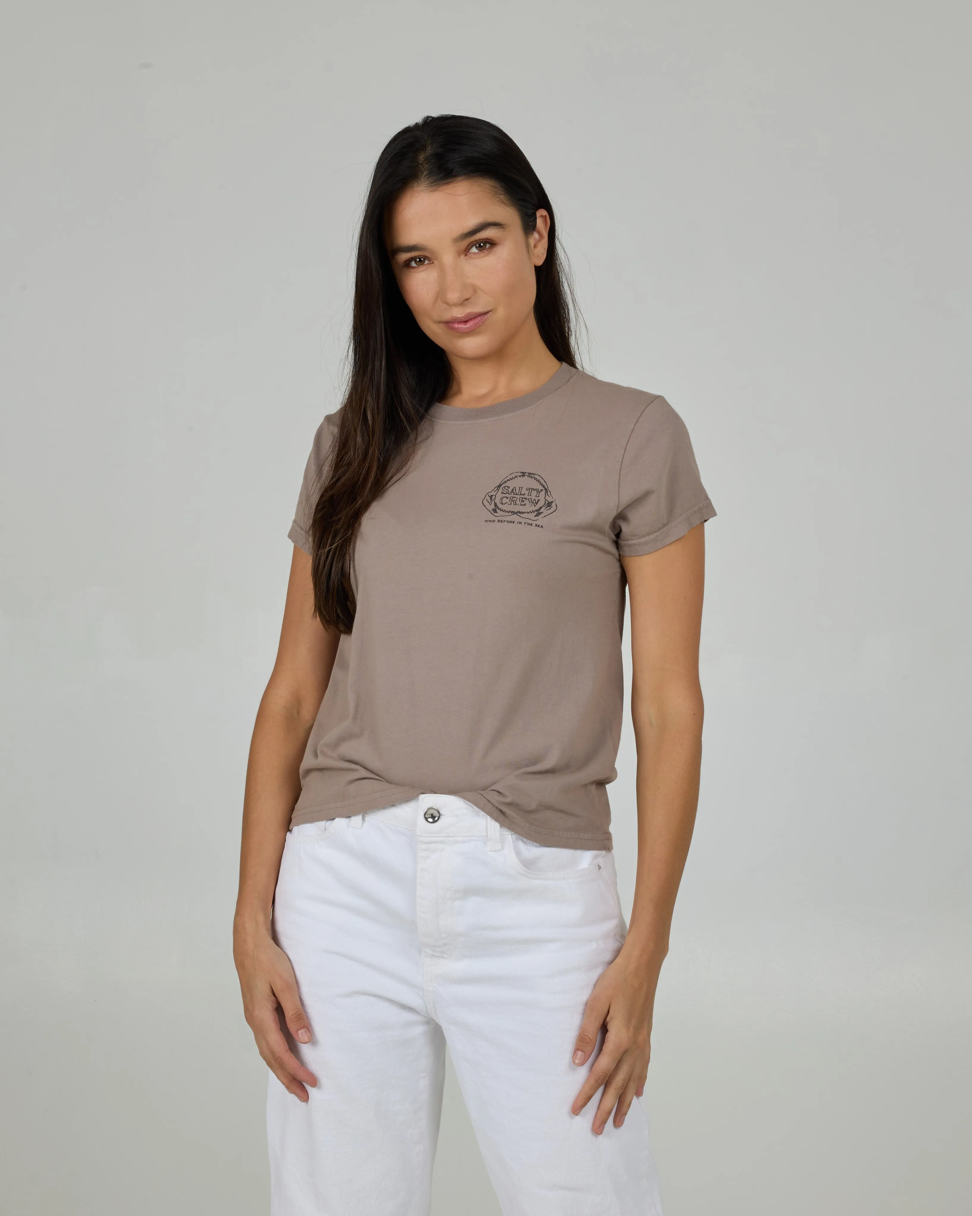UV Protective Coating Jawbone Modern Tee - Taupe