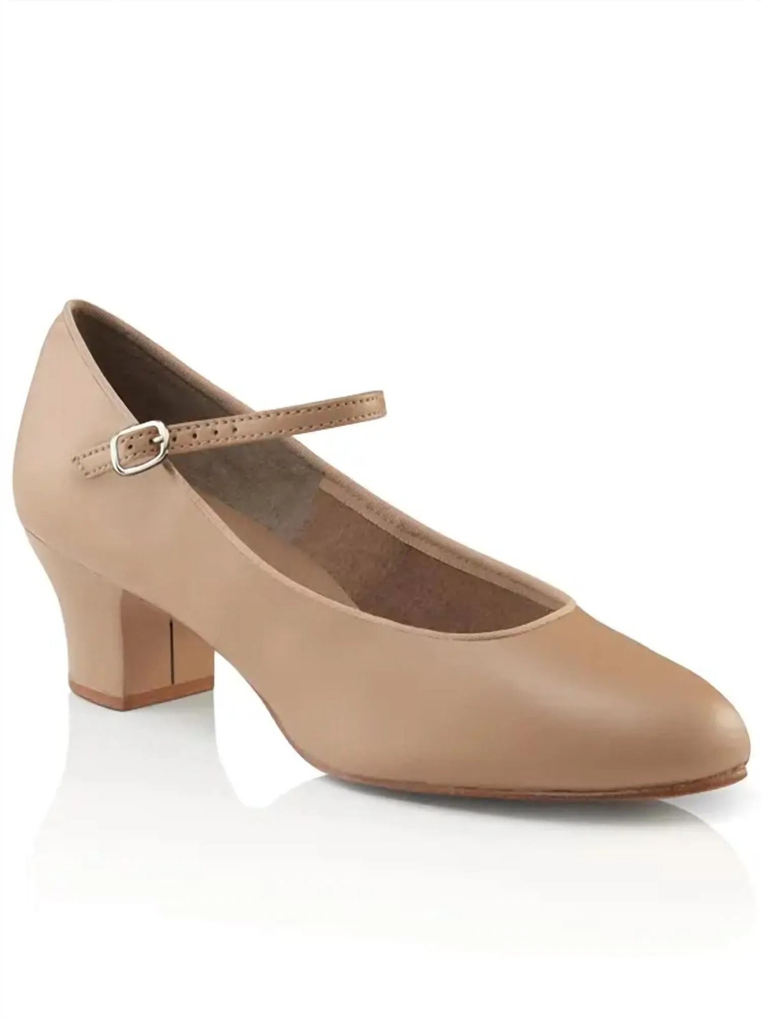 Seasonal Feel Anti Slip Sole Suede Sole Women??S Jr Footlight Character Shoe In Caramel