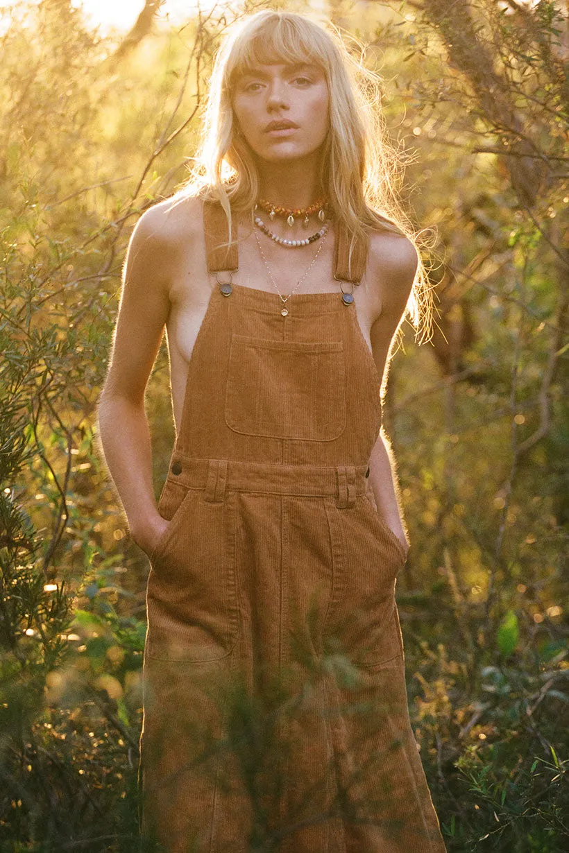 Summit Cord Overall Dress Premium Quality