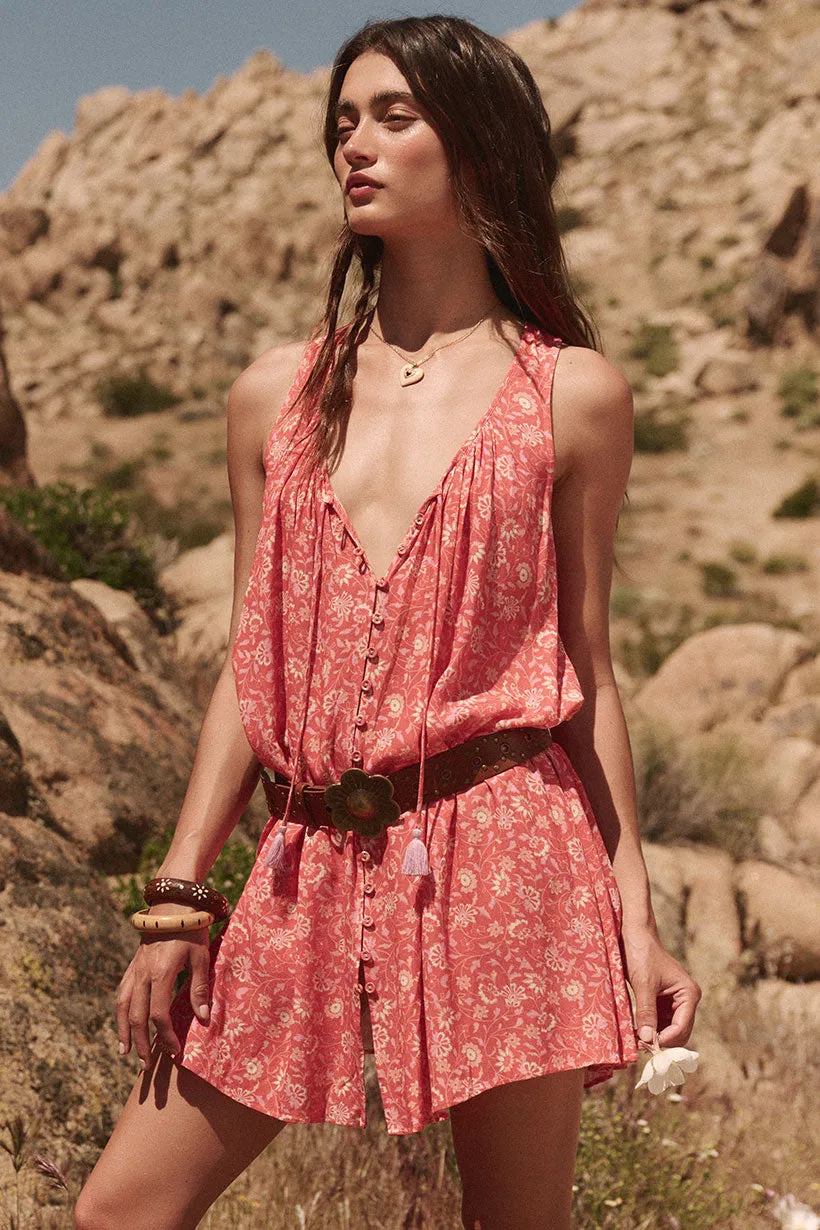 Feminine Style Trendy Waistband Sunshine Bandit Mini Dress