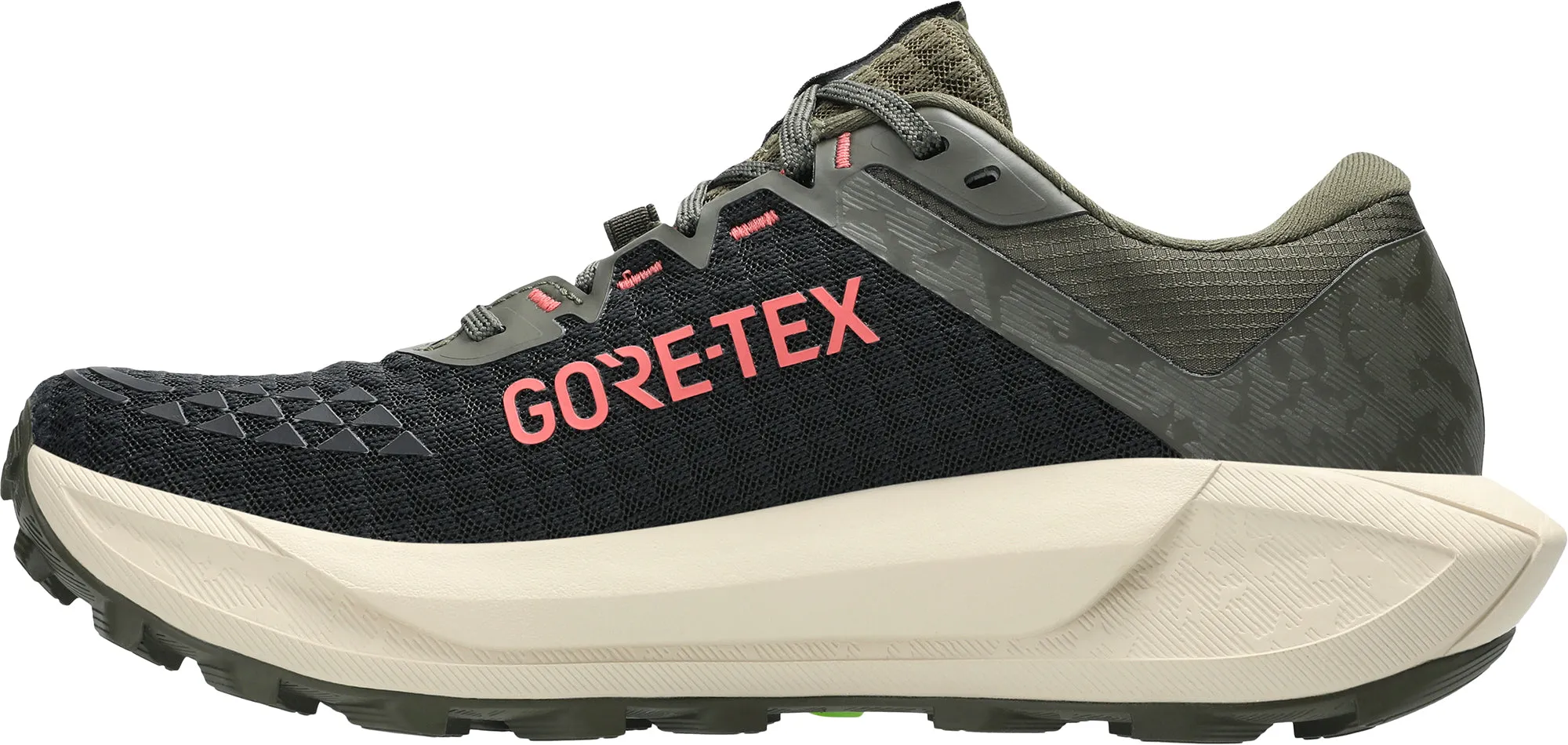 running in a drawbridge area shoes long - distance use Asics Gel Trabuco 13 GORE-TEX Womens Trail Running Shoes - Black