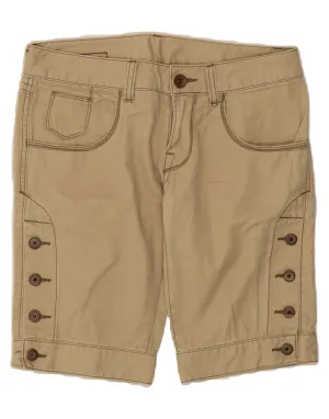 All Day Comfort Tech All day wearability REPLAY Womens Casual Shorts  W27 Small Beige Cotton