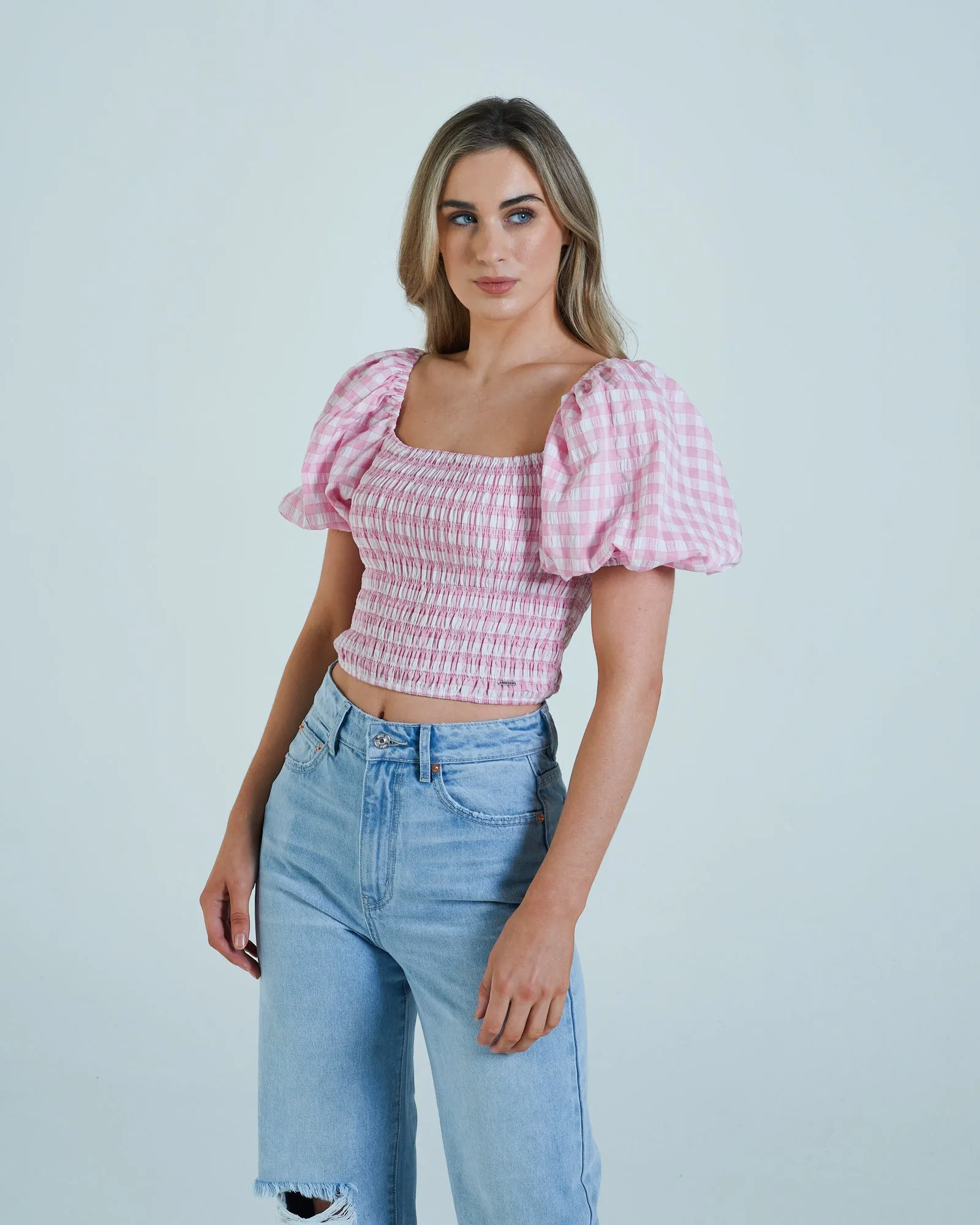 Susannah Top Pink Lemonade River Core