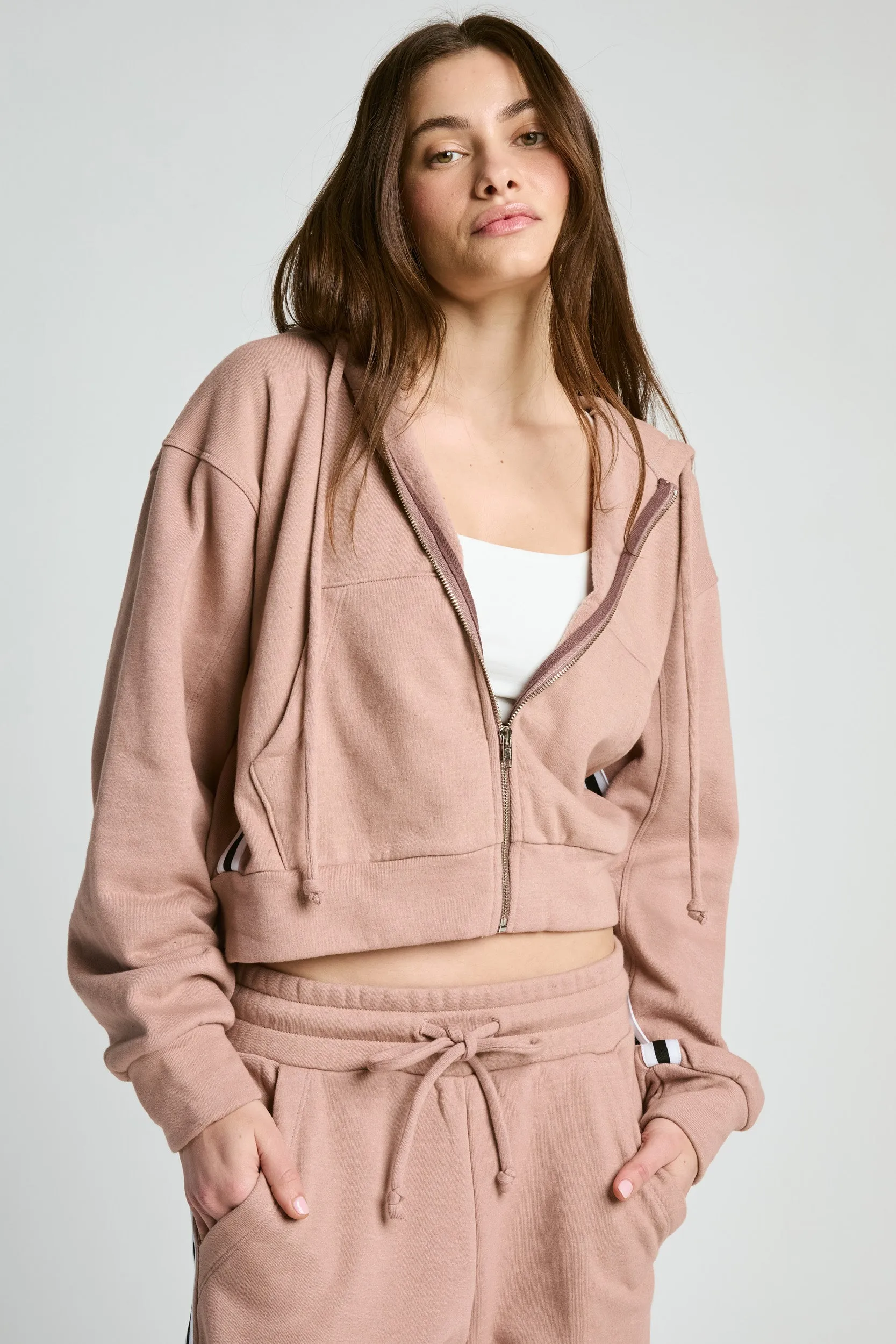 Locker Room Zip Up Hoodie Balanced Compression