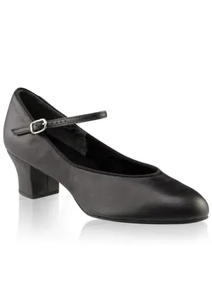 Sophisticated Pumps Slip-Resistant Heels Suede Sole Women??S Jr Footlight Character Shoe In Black