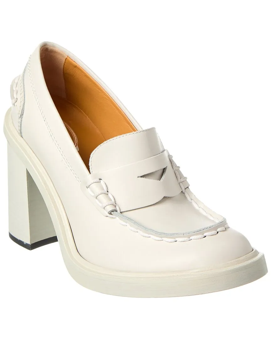 TOD??s Leather Pump Luxe Leather Heels