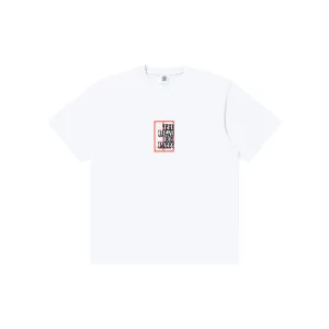ADDRESS LABEL TEE WHITE Versatile Design Weekend Wardrobe