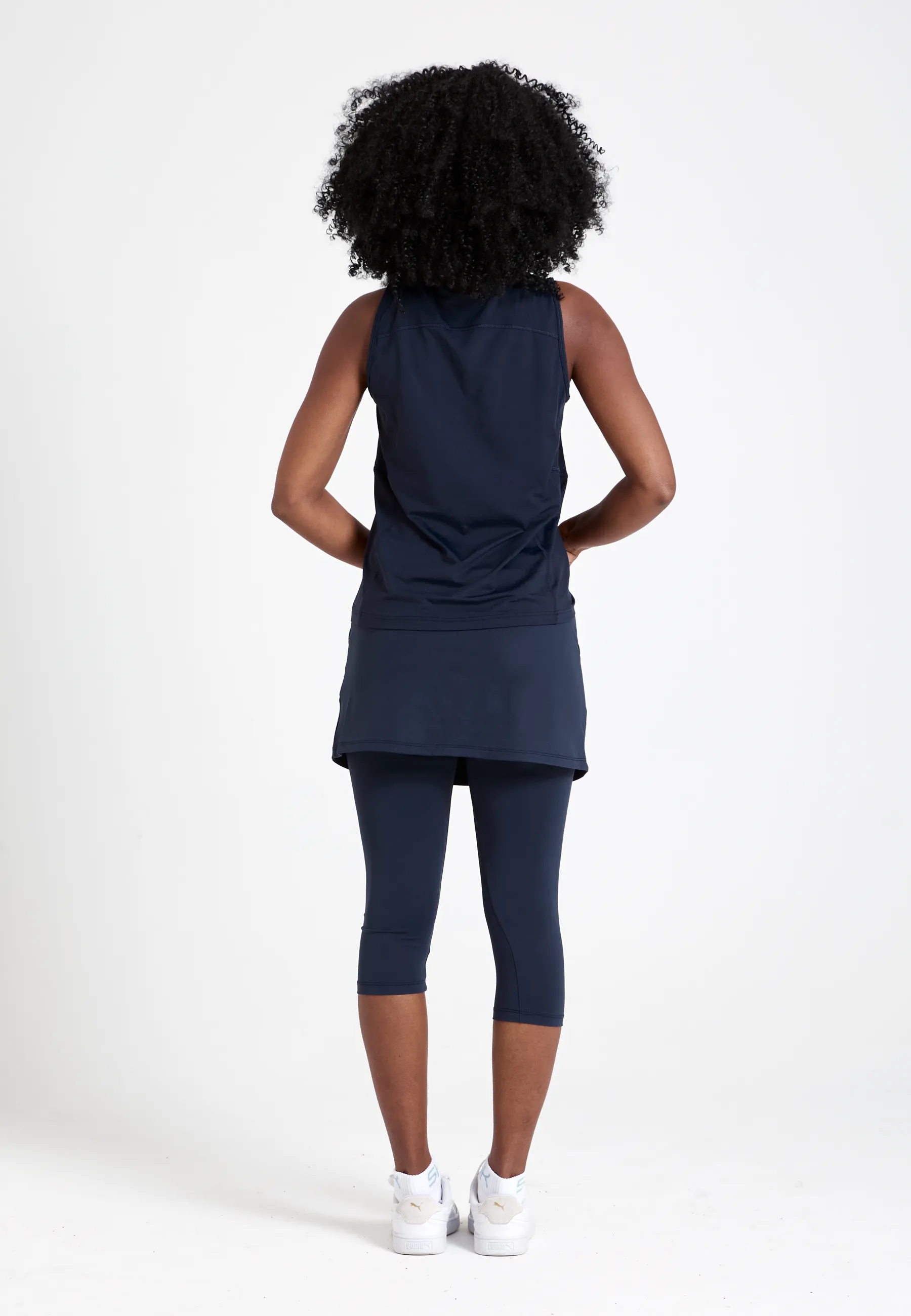 Tennis Loose Fit Tank Top Basic, navy blue long term lease Low Maintenance Fabric