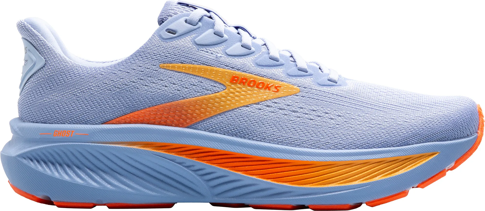 Brooks Ghost 17 Womens Running Shoes - Blue Cushioned Toe pirate - themed running gear