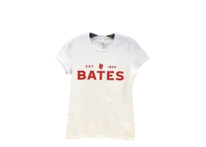 Women's District Threads White Crew Tee Timeless Wear