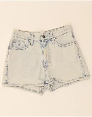 Casual Hangout Sustainable Dye Process CALVIN KLEIN Womens Denim Shorts W26 Small Blue Cotton