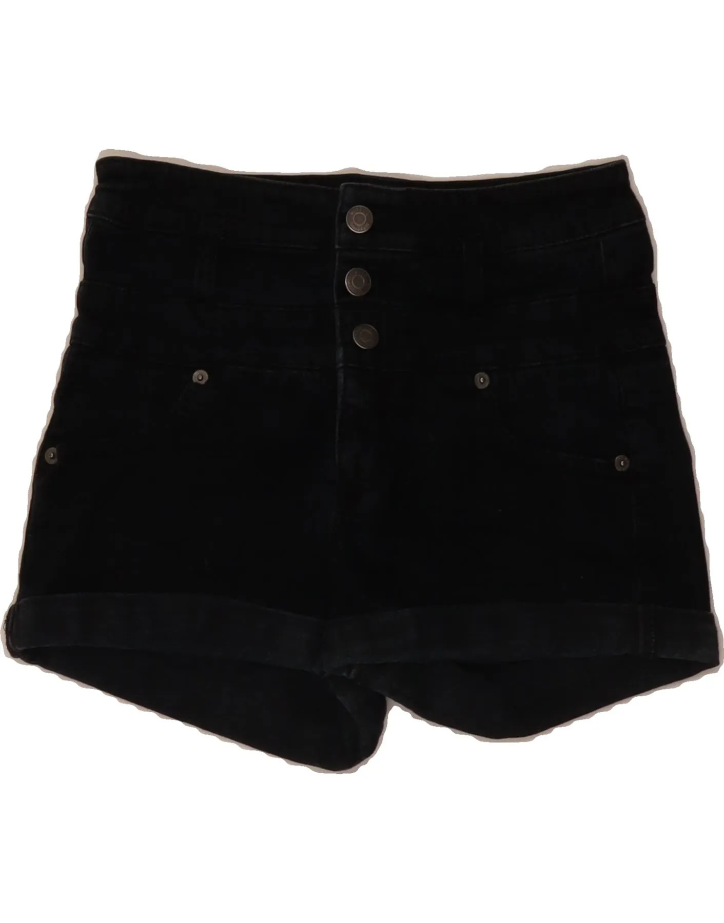 Day-To-Night Wear MOSSIMO Womens High Rise Denim Shorts US 6 Medium W28 Blue Cotton