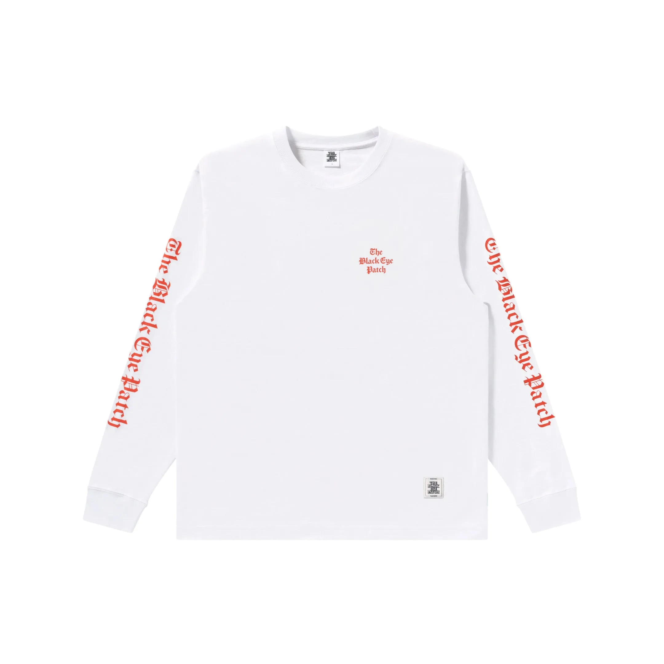 TIMES LOGO L/S TEE WHITE Smooth Look