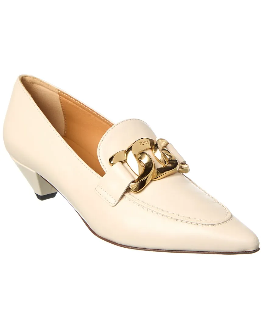 Tassel Accent TOD??s Leather Pump