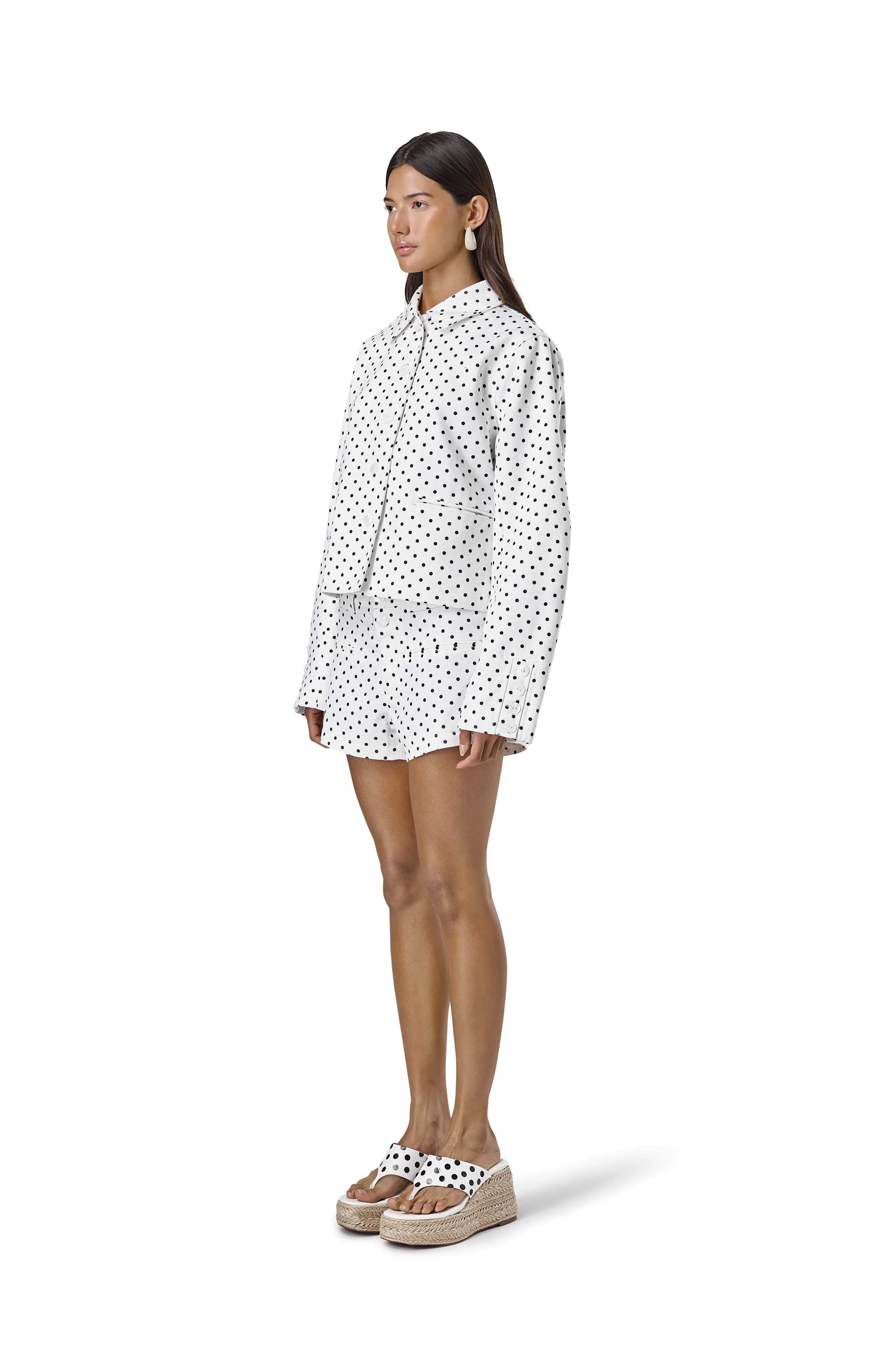 Abrasion Resistant Shell Totty Polka Dot Jacket