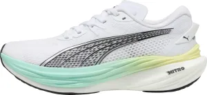 Ultra Light Construction Mono Sock Liner Puma Deviate Nitro 3 Womens Running Shoes - White