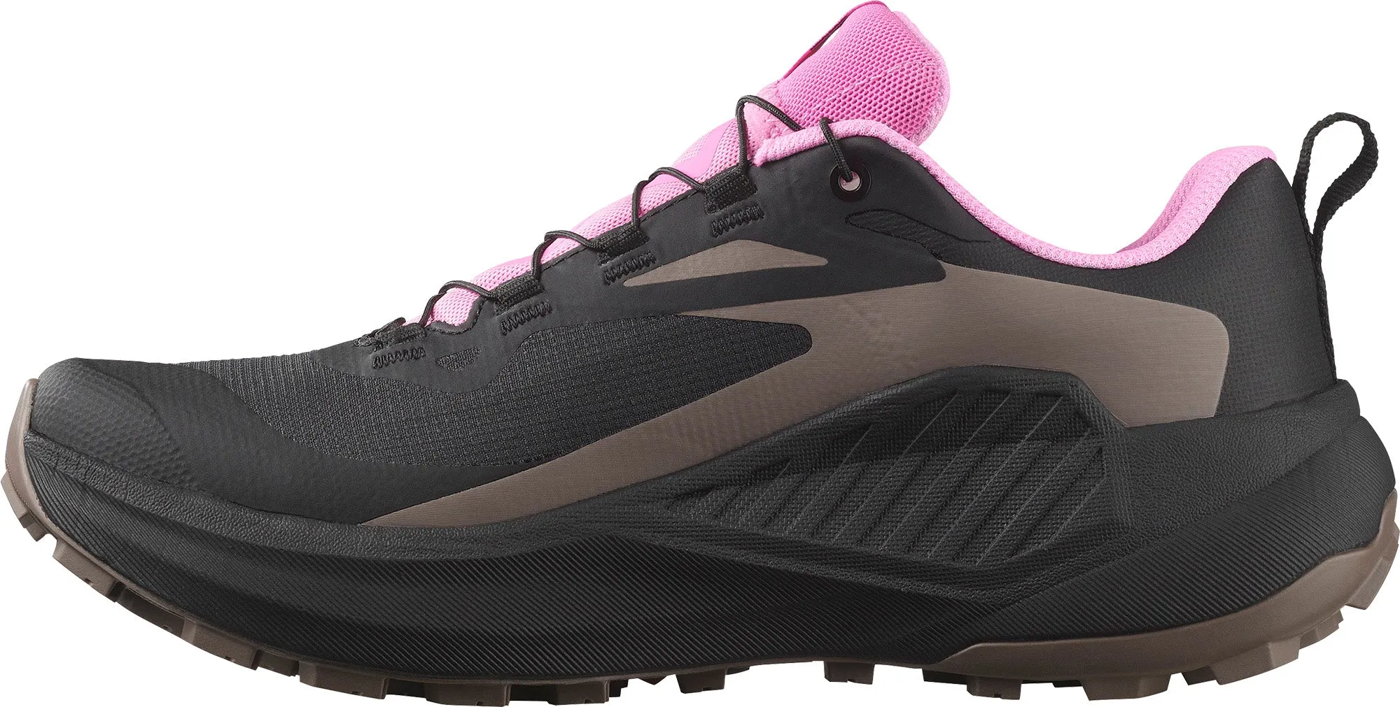 Salomon Genesis GORE-TEX Womens Trail Running Shoes - Black padded toe