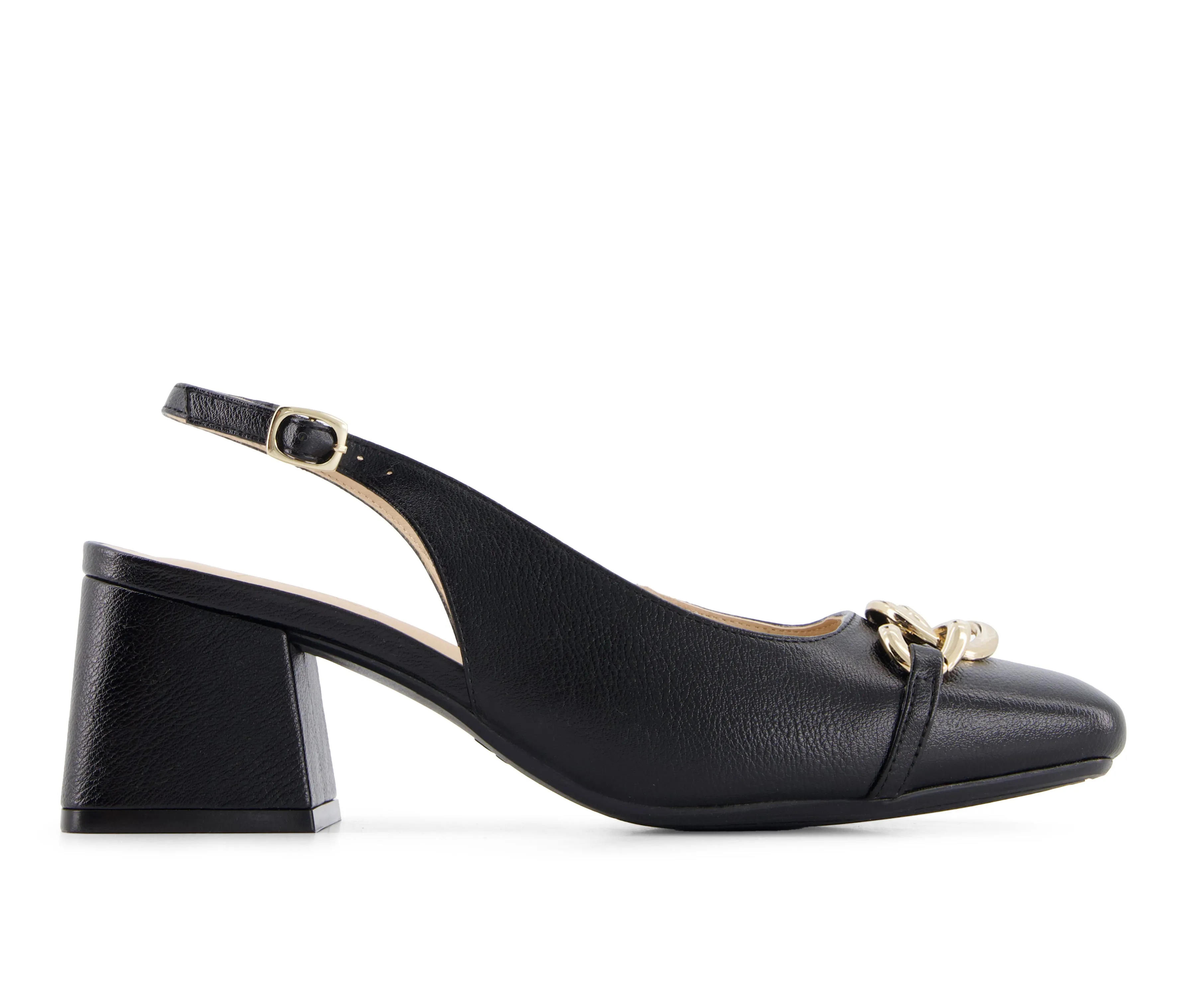 Seasonal Feel Comfortable Padding Andrea Women's Slingback Pumps with Square Toe