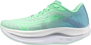 Mizuno Wave Rebellion Flash 2 Womens Running Shoes - Green Long distance endurance OrthoLite Insole Technology