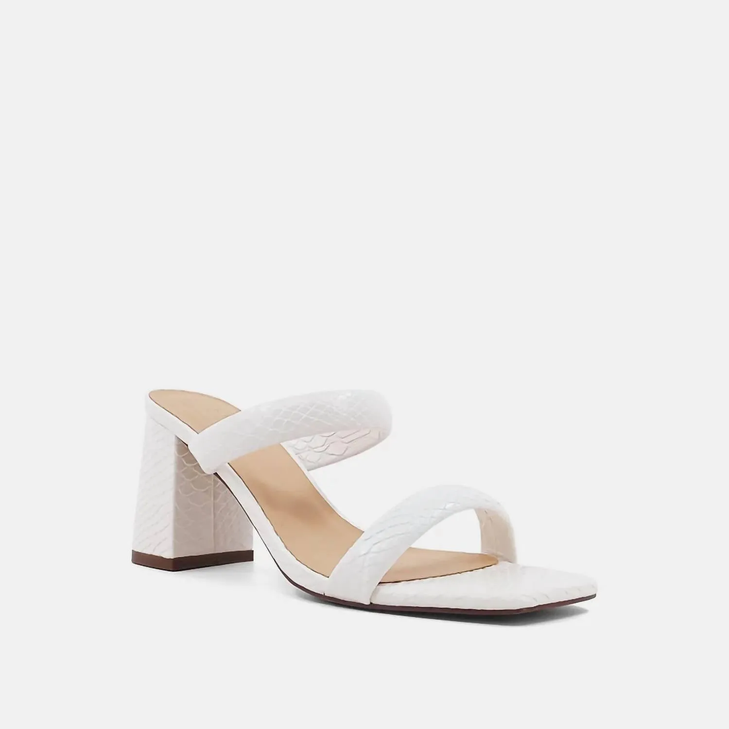 Formal Office Shoes Smart Footwear Women's Farah Heels In Off White Snake