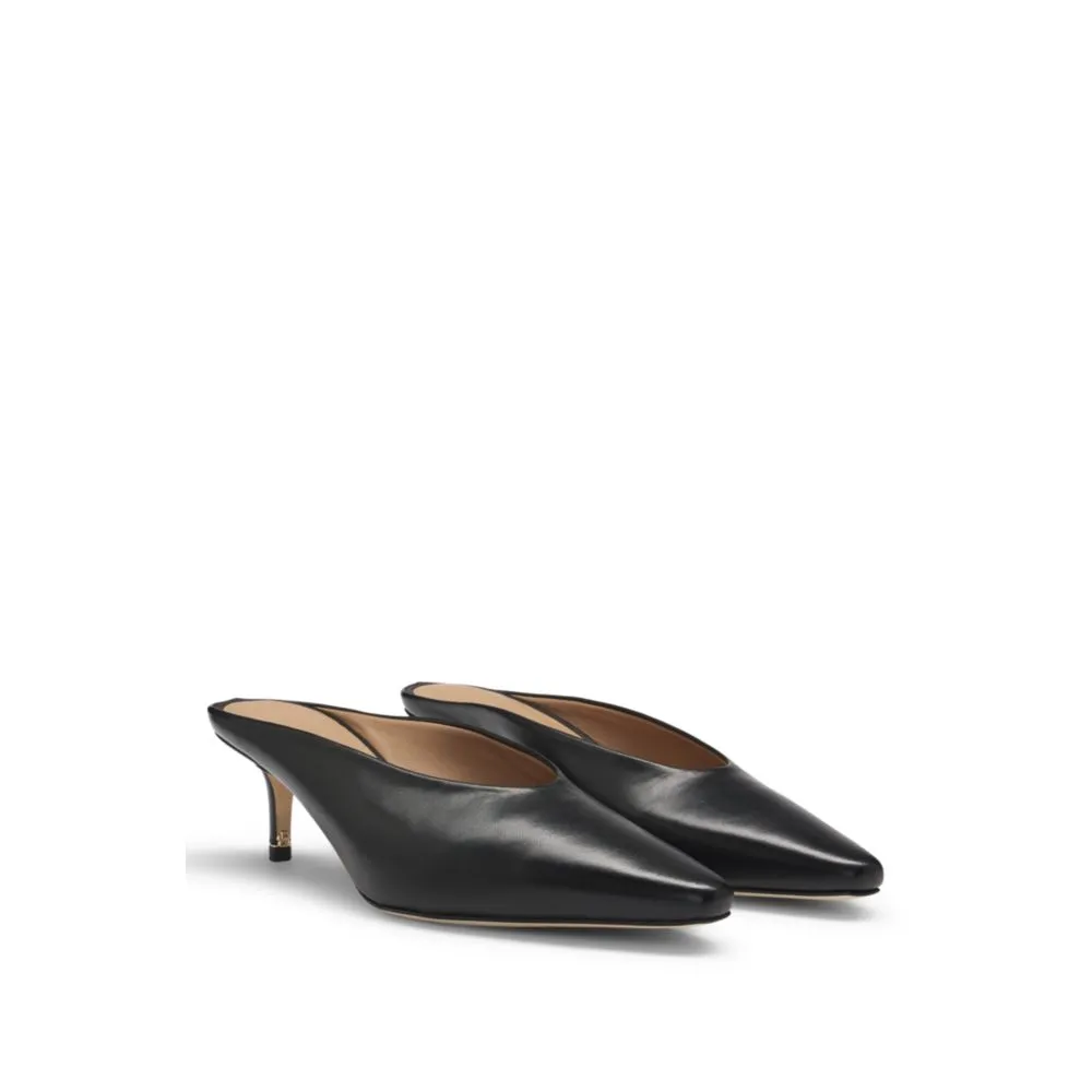 Glow Up Backless mules in nappa leather