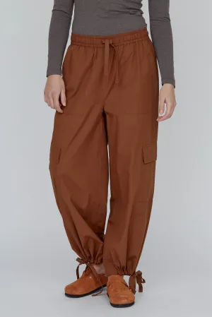 Zip-off legs Trendy Vibe Tilde Loose Cargo Pants - Emperador