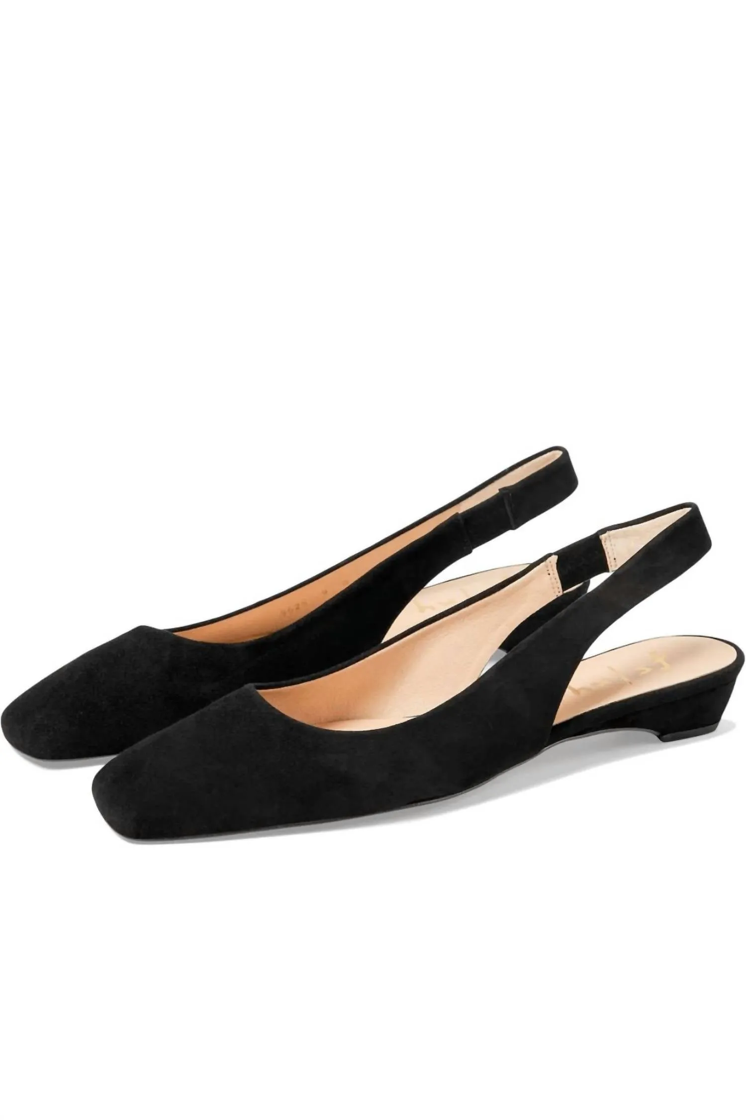 Stylish Design Women's Mischa Slingback Flat Shoes In Black