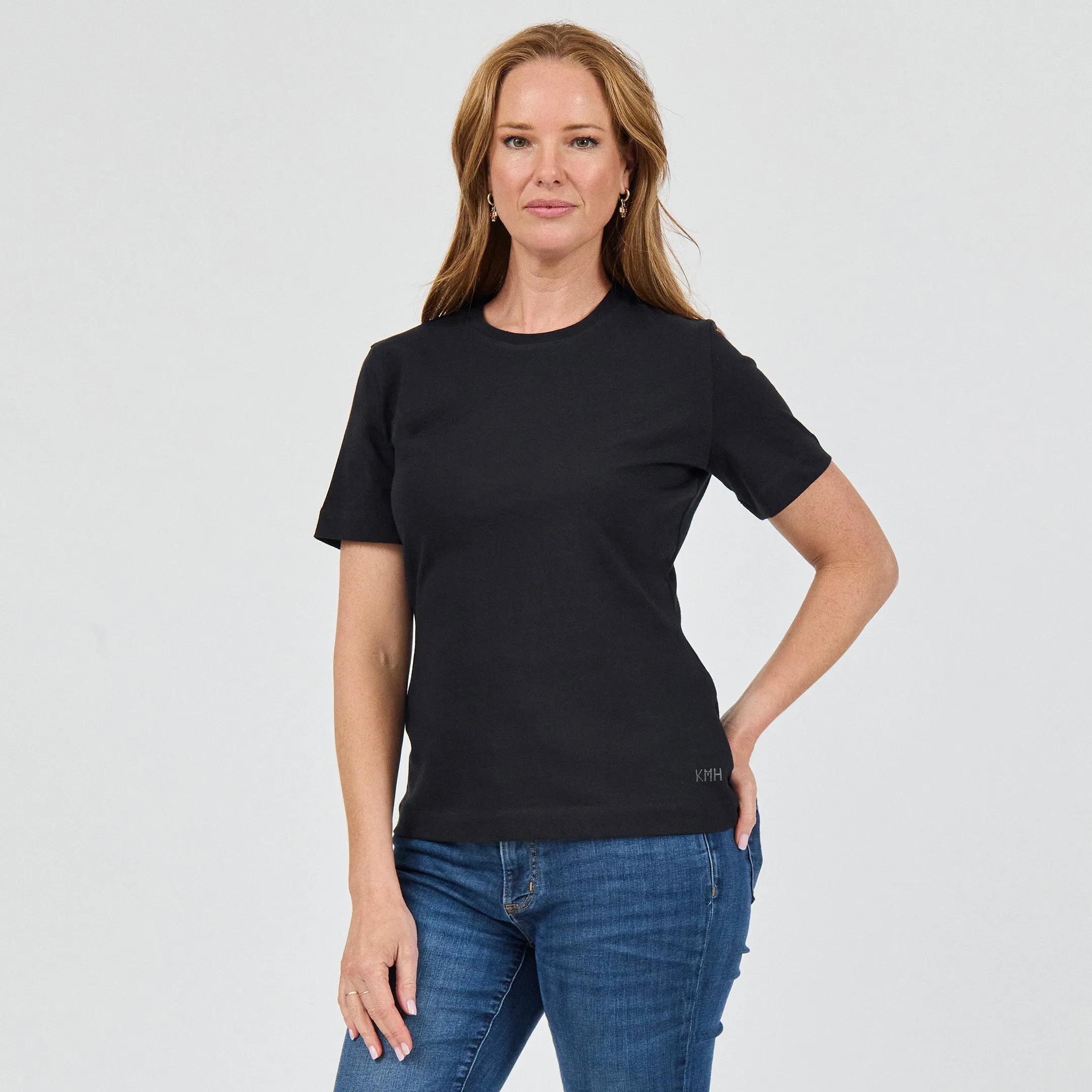 Light Breeze sports performance Heavy Cotton Monogram Tee