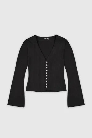 Flared Cuff Long Sleeve Comfort Wear Fit Breathable Essentials