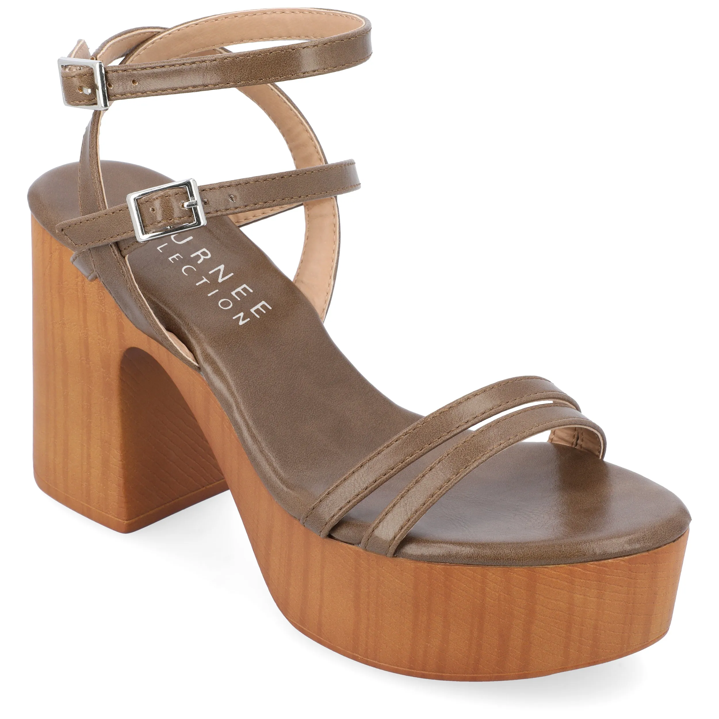 Luxury Leather Pumps Luxe Footwear Journee Collection Women's Tru Comfort Foam Emerynn Sandals