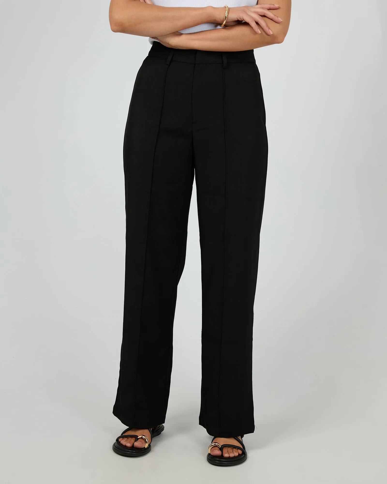 Soft Touch Material Owen Pant Black