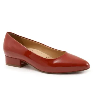Trotters Jewel T2126-659 Pump Womens 10.5 Terracotta Patent Leather Shoes KHD632 Timeless Vibe Office Vibe