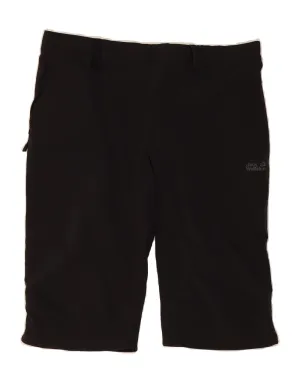 Petite Option JACK WOLFSKIN Womens Bermuda Shorts UK 18 XL W36 Black Polyamide