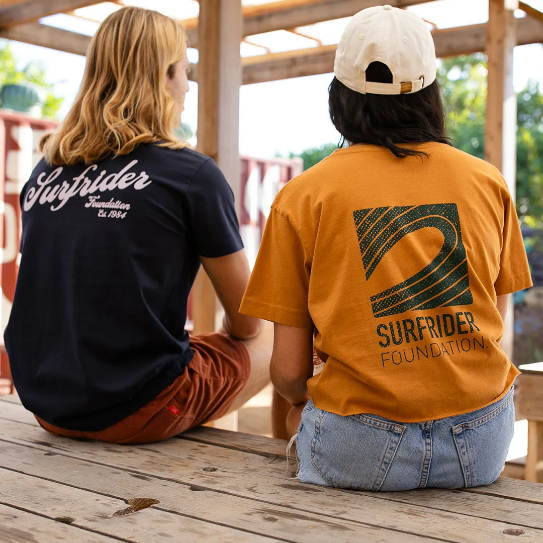 Wicking Interlock Knit Turmeric Logo Tee